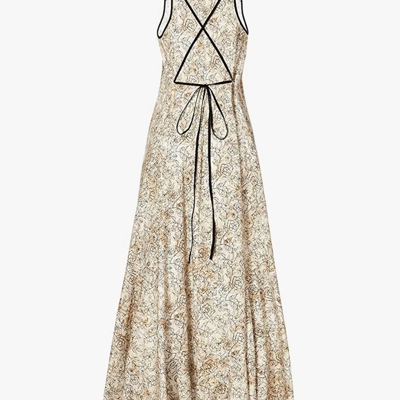 GaryGraham422 V-neck Floral Slip Maxi Dress - Picture 3 of 10